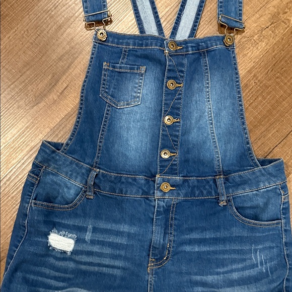 Wax Jean Blue Denim Overalls - Picture 4 of 9